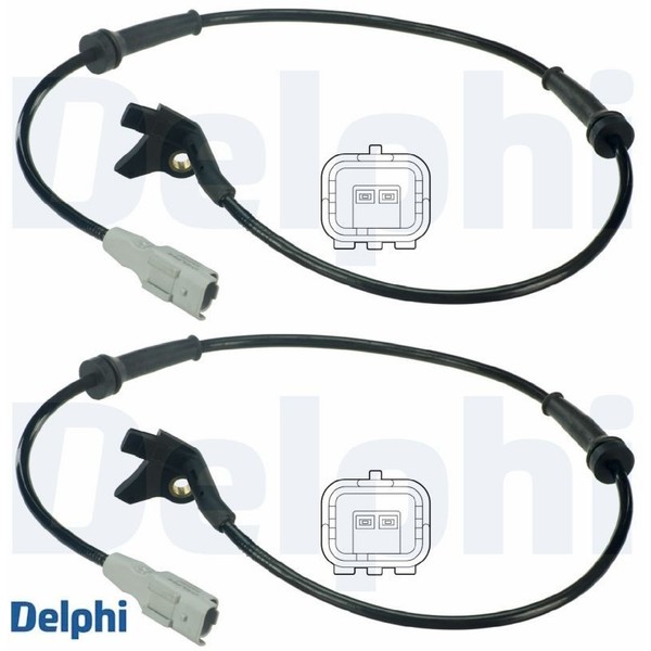 2X Sensor FüR Raddrehzahl Delphi SS20397 2 Sensor Raddrehzahl-image