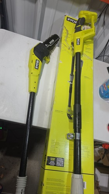 #ad RYOBI 18V 8 inch Cordless Battery Oil Free Pole Saw Tool Only $89.99