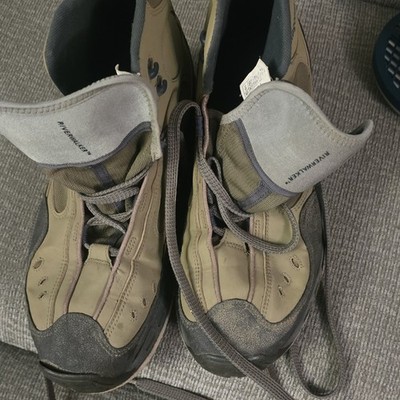 Patagonia Riverwalker Men's Wading Boots Beige/Gray Felt Sole Lace-Up Ankle 10