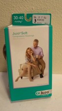 Juzo Soft Stockings 2082 AT Size II Beige Compression Stockings Pantyhose New