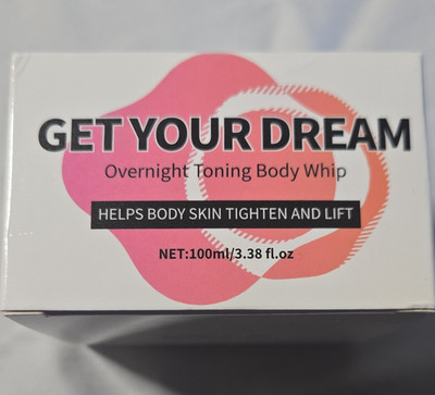 Get Your Dream Overnight Toning Body Whip 100ml Smooths Skin Tightens Curves