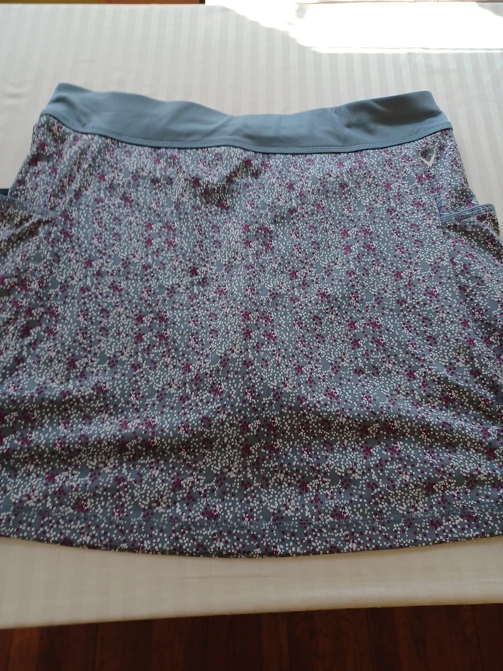 Callaway gray print knit skort XL golf pickleball active sports loungewear  - Image 4 of 4