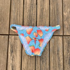 Aussiebum Men light Blue Peach highrise contour pouch swim brief bikini Swimwear