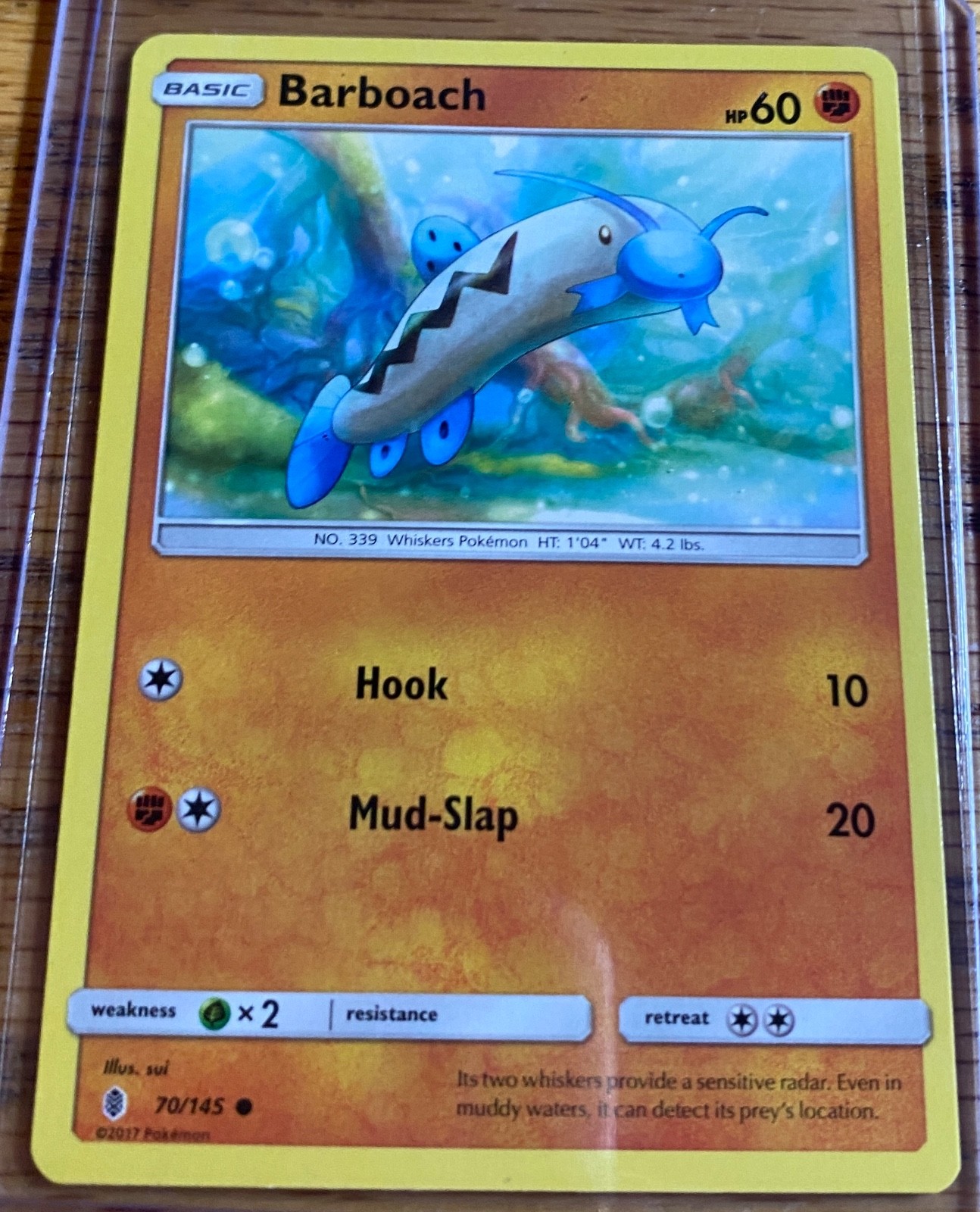 Barboach 70/145 LP Guardians Rising English Pokemon Card TCG