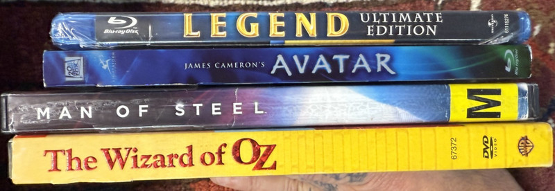 Fantasy DVD's & BluRay's Lot of 4