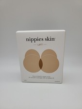 Nippies Skin-Lift/Silicone/Adhesive/Caramel Color/A-C Cups 1 Pair NEW SEALED