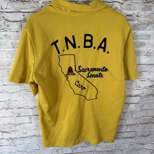 Vintage Mustard Yellow California Chain-Stitched Bowling Shirt Mr. Morts L