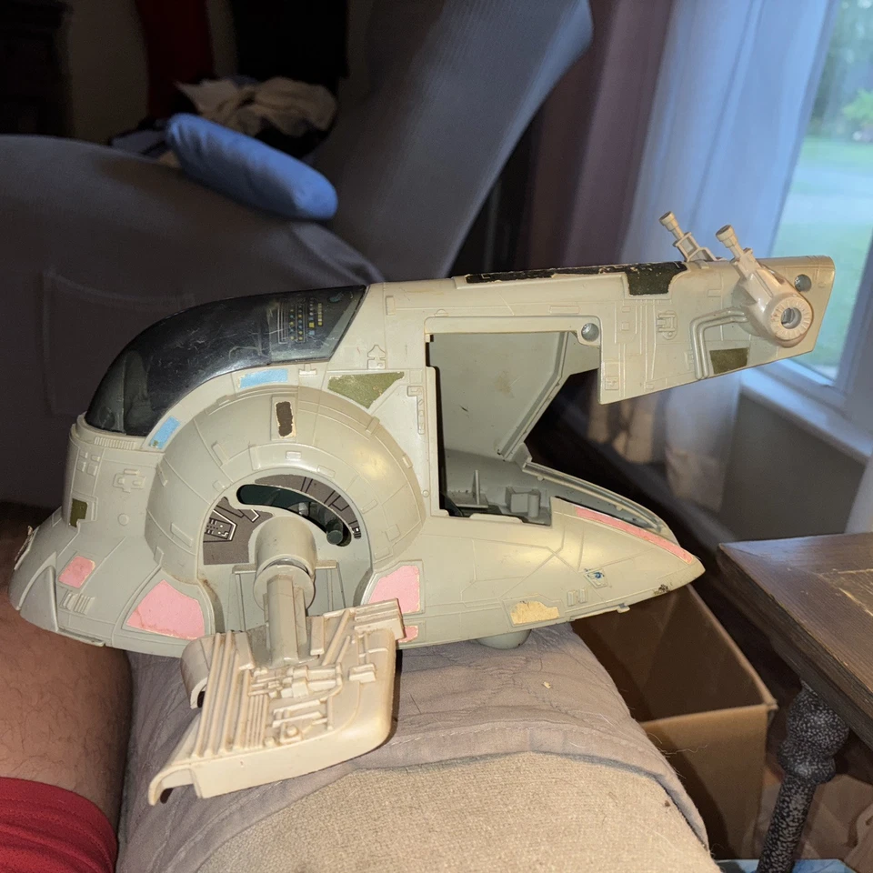 Vintage 1981 Star Wars ESB Slave 1 Boba Fett for Parts Repair  #usfall25 - Image 4 of 4