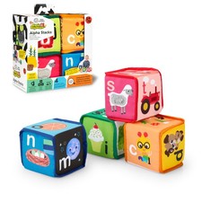 Baby Einstein Alpha Stacks Learning Blocks, 3.5 inches,