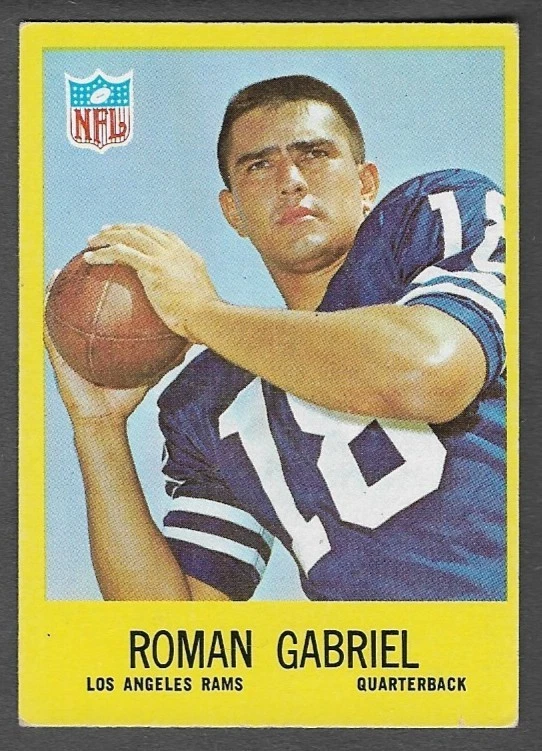 1967 Philadelphia #88 Roman Gabriel (VG-EX) Los Angeles Rams