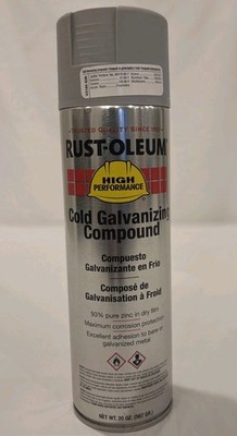 Rust-Oleum Cold Galvanizing Compound Spray Paint 20oz High Performance Zinc Coat
