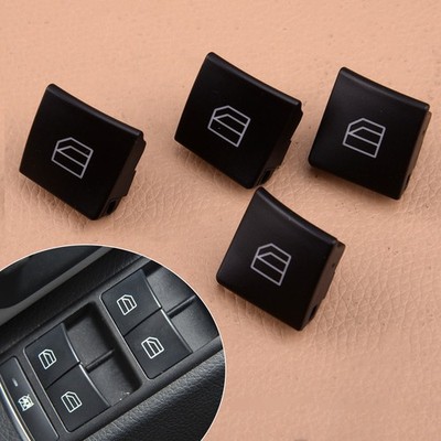 4x Window Switch Button Cover Cap Fit for Benz C E C220 W212 CLA GLK ML350 W204