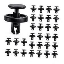 30pcs Automotive Plastic Push Retainer Clips for Bumper Cover, Radiator