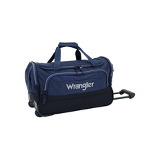 Wrangler WR-23021-410 21" Deluxe Polyester Rolling Duffel, Navy