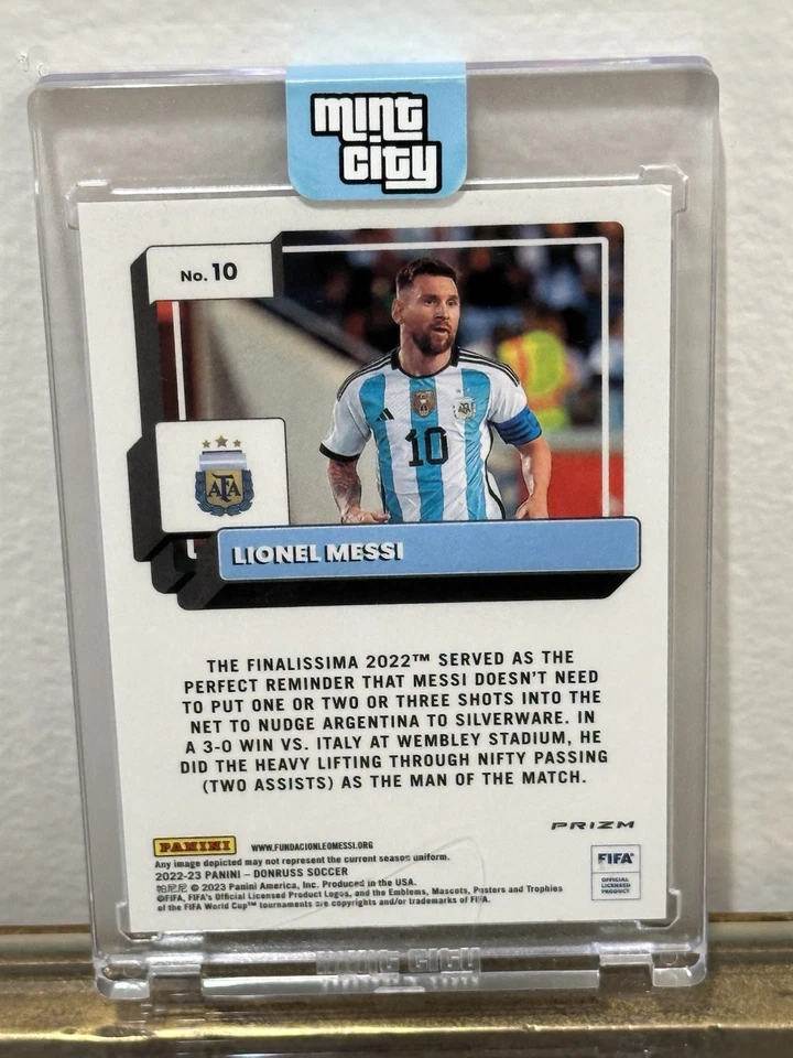 2022-23 Panini Donruss - Lionel Messi #10 Optic Photon Prizm - Image 2 of 2