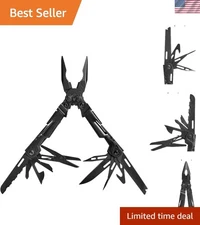 Lightweight PowerPint Compact Multi-Tool with Pliers, Black