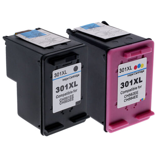 Remanufactured HP 301XL Black & Colour Ink for HP Deskjet 1000 1050 1050A 2000 - Picture 1 of 2