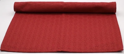 Tischläufer 50 x 150 cm gewebtes Muster weinrot Landhausstil Hossner Heimtex - Bild 1 von 2