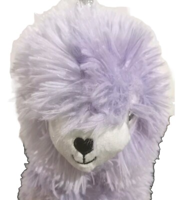 2 Scoops Plush Llama Unicorn Furry Toy Lavender New 14'' Tall Very Soft