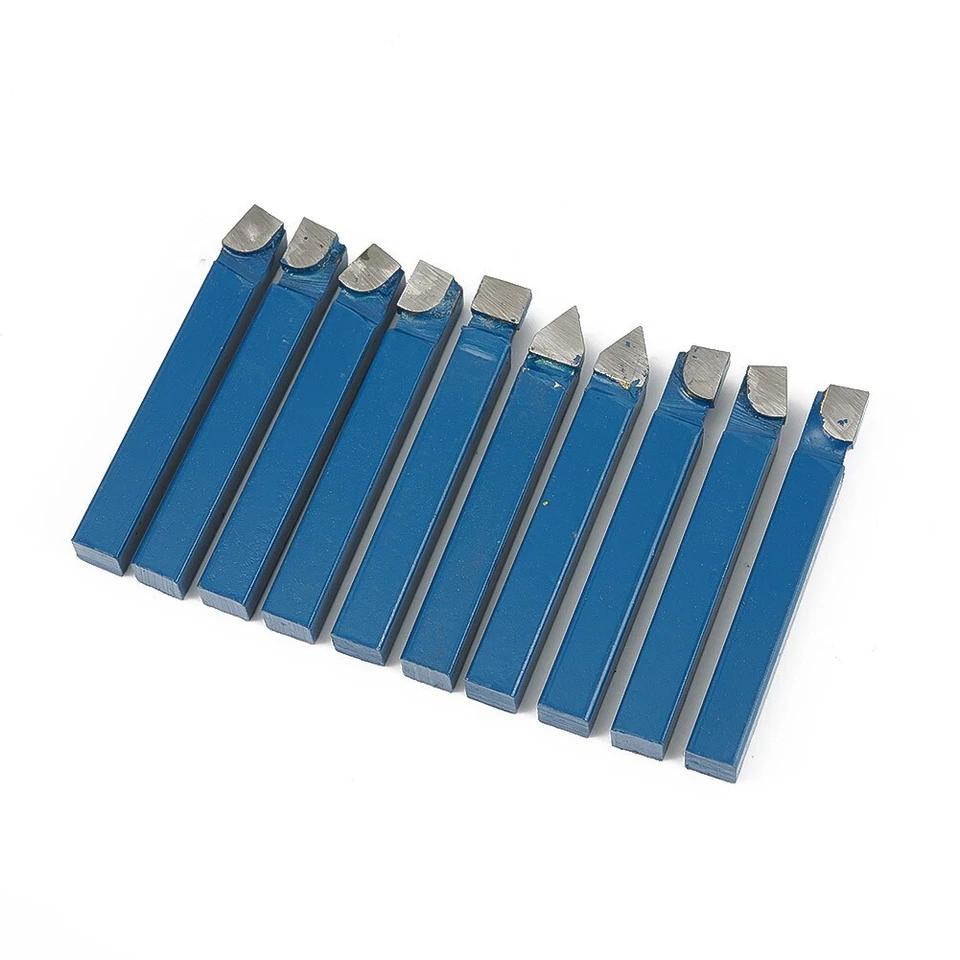 1/4" Carbide Lathe Tools Metal Tip Cutting Tipped Cutter C4-C6 Kit Bit AR4-C6 - Image 4 of 4