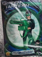 Green Lantern Inflatable Gatling Gun Blow Up New Sealed Package