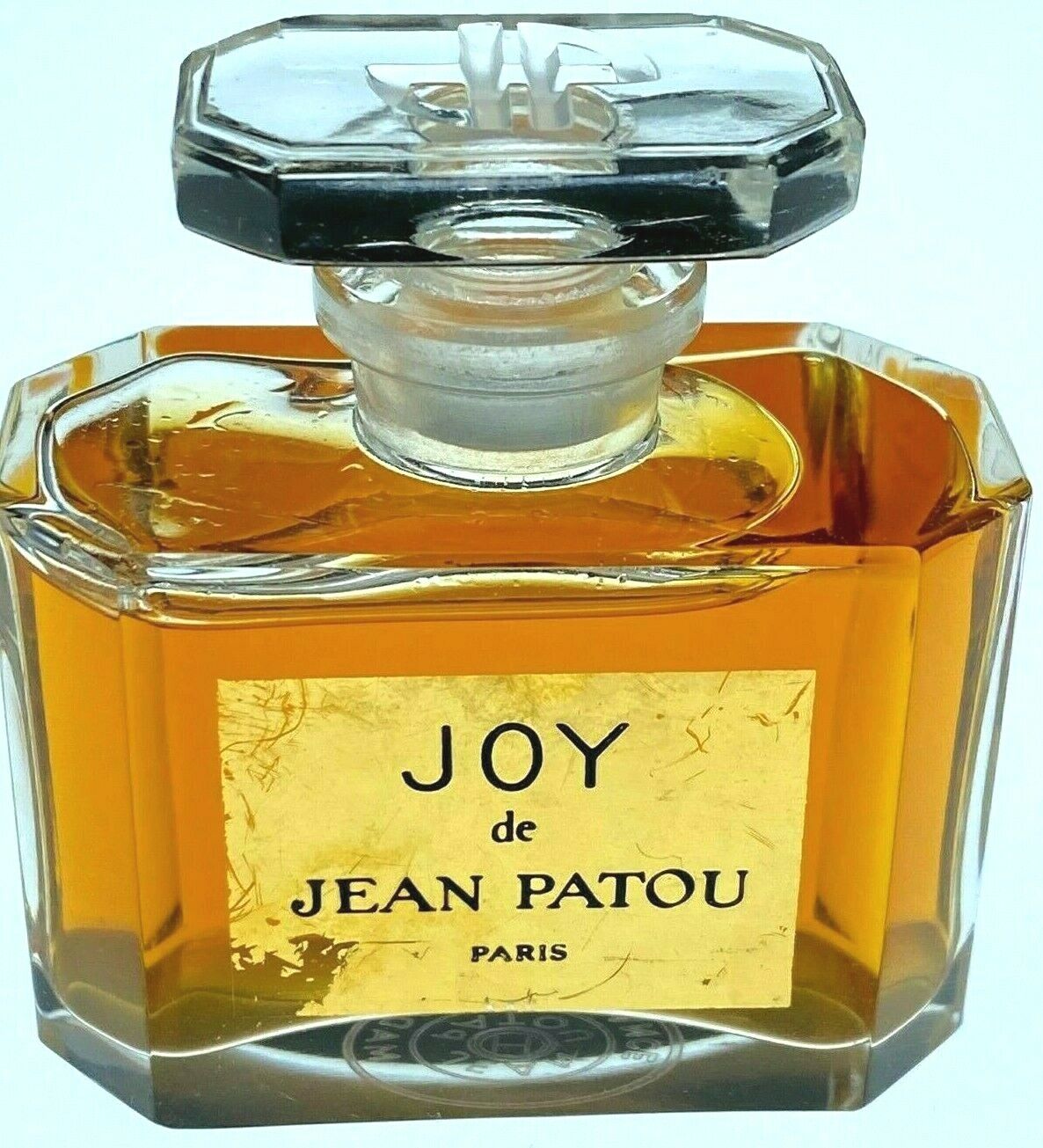 Jean Patou Joy 1 oz Pre-1965 "H" Bottle Absolutely Exquisite Parfum!