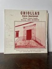 Criollas Rare Vinyl LP Coro Nacional Central Bank of the Dominican Republic