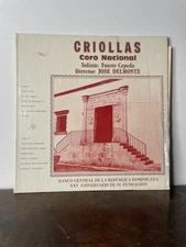 Criollas Rare Vinyl LP Coro Nacional Central Bank of the Dominican Republic