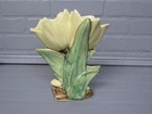 Vintage McCoy Pottery Original Double Yellow Tulip Vase Excellent Condition