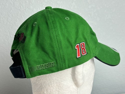 Bobby Labonte Interstate Batteries Hat Cap Adult Green Strap Back NASCAR Chase - Picture 11 of 14