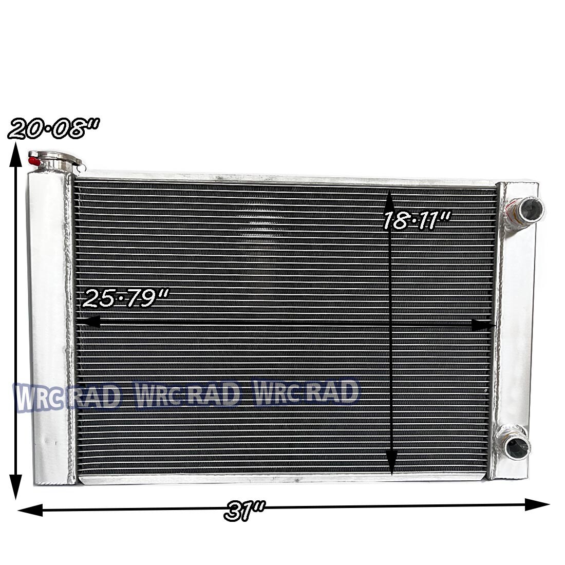 Full Aluminum Racing Radiator For Chevy SBC 350 Double Pass 31