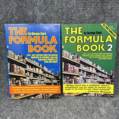 The Formula Book 1 & 2  By Norman Stark Vintage Homestead Household Manuals