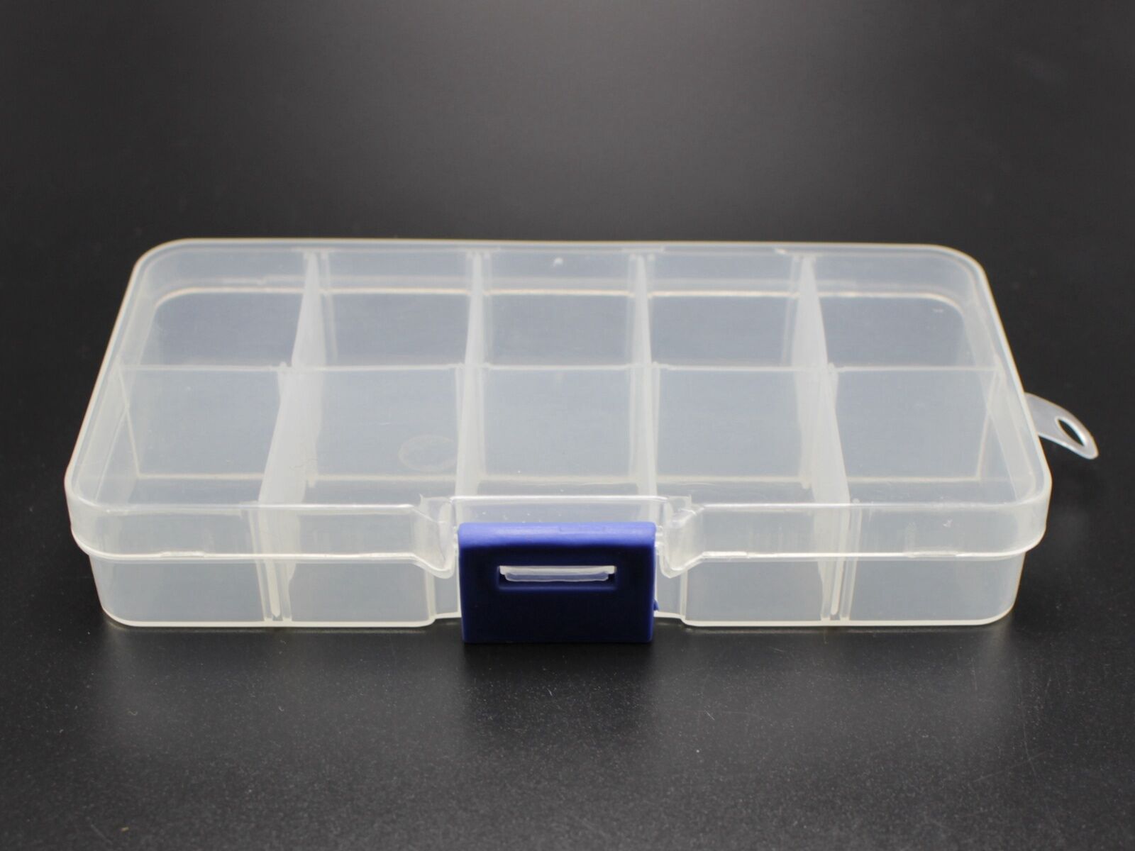 Clear Plastic Box Case 10 Storage compartments Time sale Con Max 82% OFF Display Beads