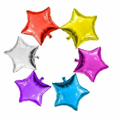 18" Foil Star Heart Round Balloons Wedding Party Festival Decor Baby Shower - Image 2 of 4