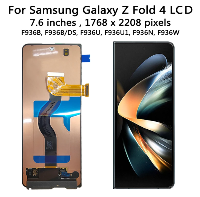 For Samsung Galaxy Z Fold 4 5G F936B F936B/DS F936U F936U1 LCD