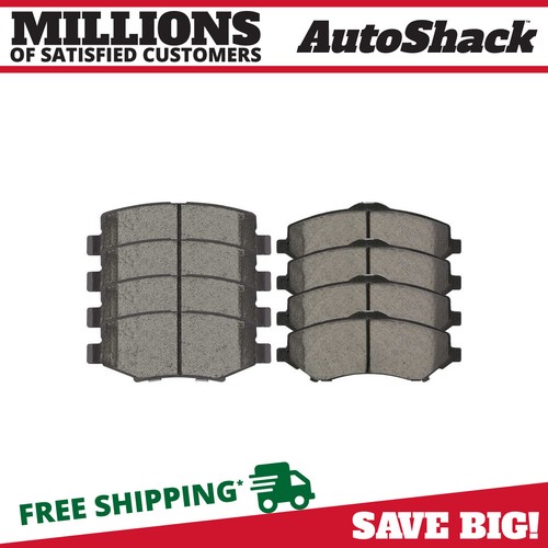 Front and Rear Ceramic Brake Pad Kit for Jeep Liberty Wrangler JK Dodge