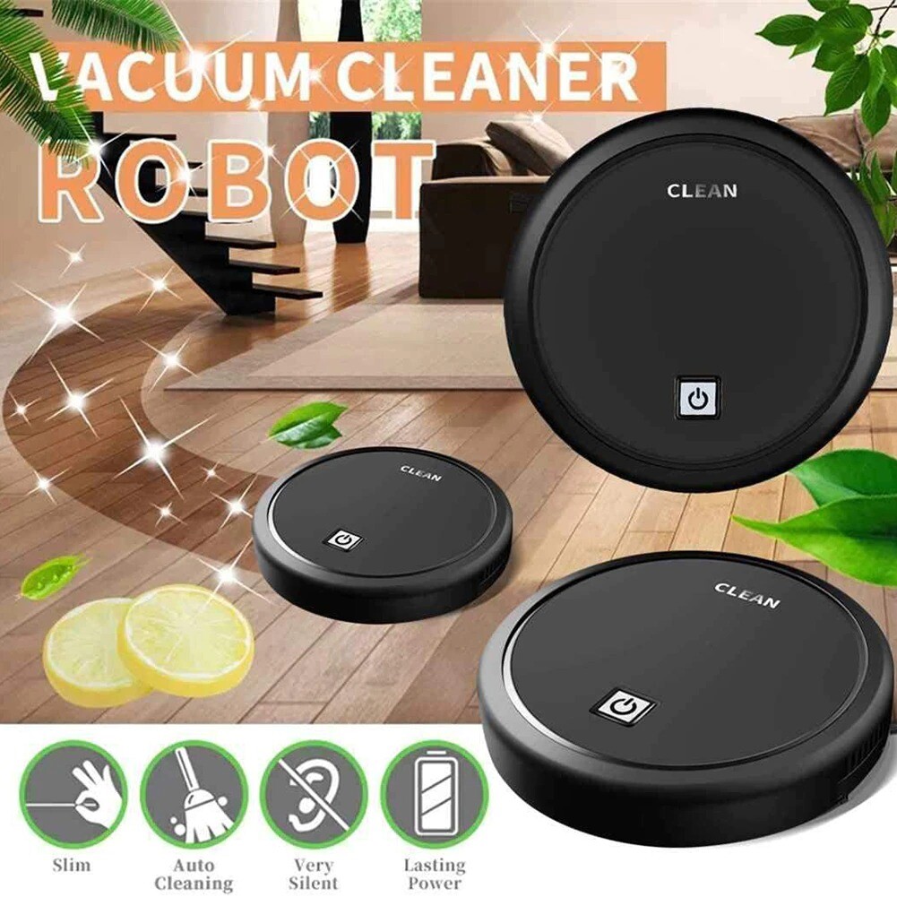 Smart Rechargeable Robot Vacuum for Automatic Floor Cleaning and Dust Removal-image