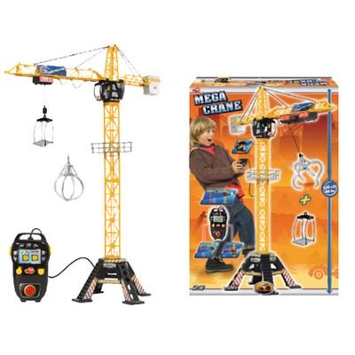 3462412 Dickie Mega Crane ab 3 Jahren mit Kabelfernsteuerung 