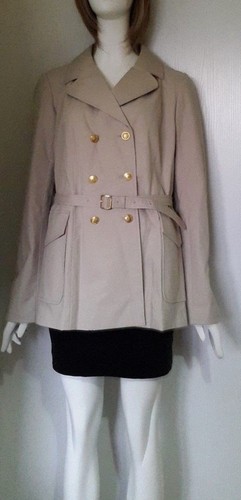 ARMAND VENTILO TRENCH COAT COURT EN COTON MELANGE FR40 - EU38 RRP 390 EUR - Picture 12 of 12