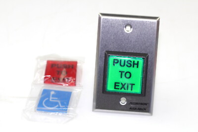 SECURITRON PB2 Assa Abloy 2 '' Quadratisch Ada Momentan Druckknopf PB2E