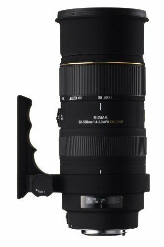 Objectif zoom Sigma 50-500 mm F4-6,3 EX DG HSM Canon EF 736101 - Photo 1/1