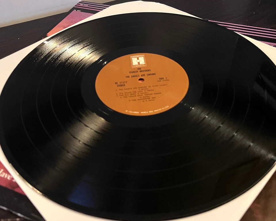 STANLEY BROTHERS - The Angels Are Singing (1966) - 12" Vinyl Record LP - EX Foto 3 de 3