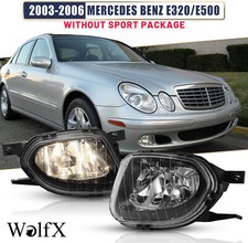 Glass Clear Fog Lights For 2003 2004 2005 2006 Mercedes Benz E320 E500 H11 Bulbs Glass Clear Fog Lights For 2003 2004 2005 2006 Mercedes Benz E320 E500 H11 Bulbs