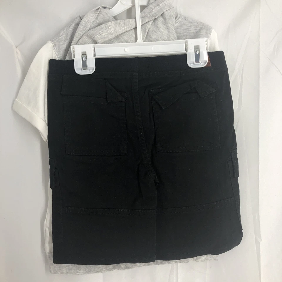 New Seven 7 For All Mankind Boys 2 Piece Set Size 6, Hooded Tee And Black Shorts - Image 4 of 4