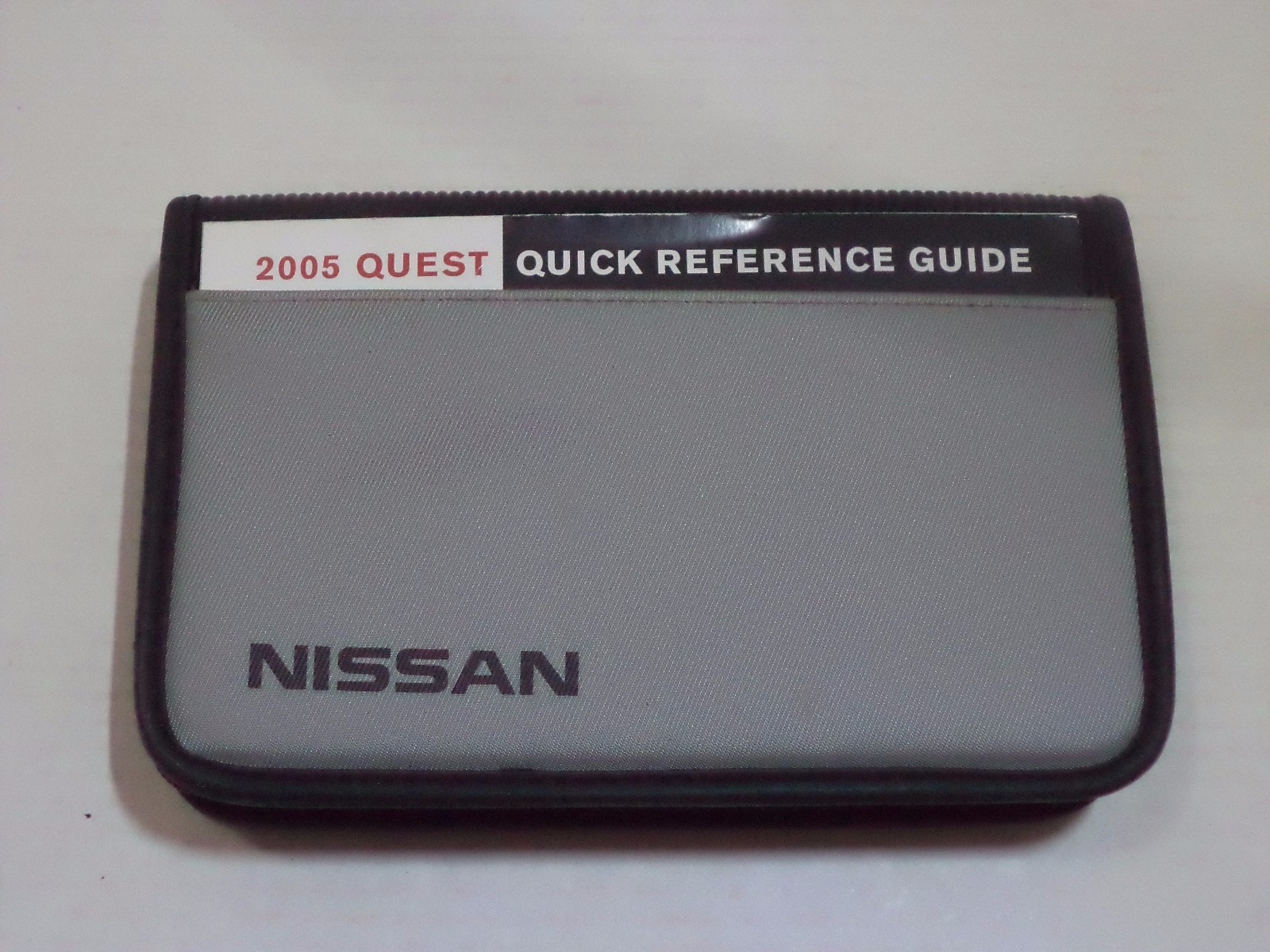 2005 Nissan Quest Owner’s Manual Nissan Quest quick reference guide