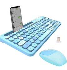 Wireless Keyboard and Mouse Combo - 2.4GHz Full-Sized - Computer Keyboard...