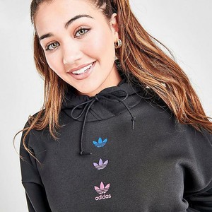 WOMEN'S ADIDAS ORIGINALS ADICOLOR REPEAT BOYFRIEND HOODIE | eBay