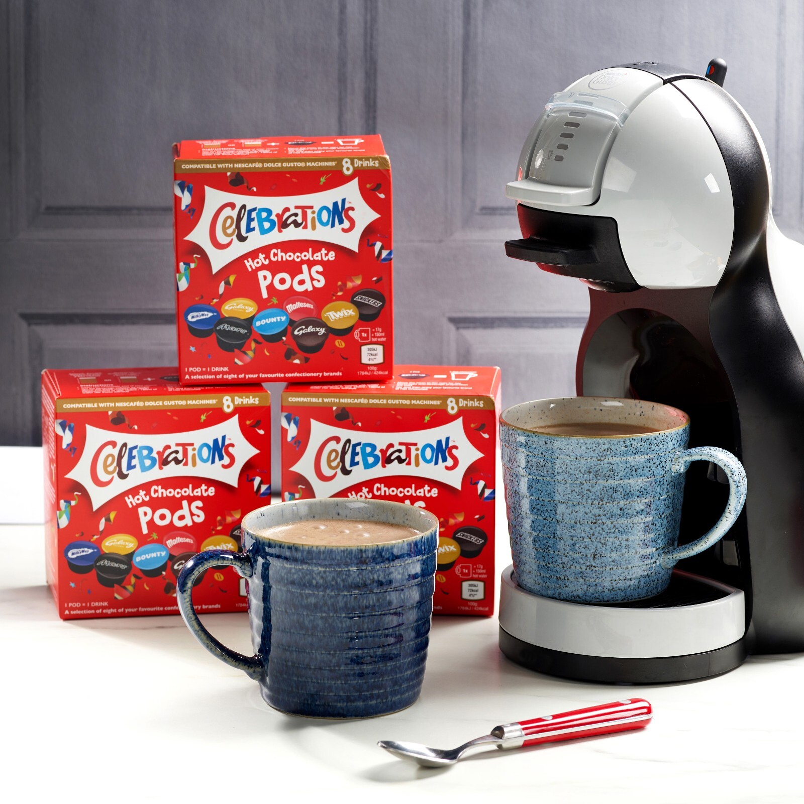 Celebrations Hot Chocolate Dolce Gusto Compatible 40 Pods (5 Boxes x 8 Pods) eBay