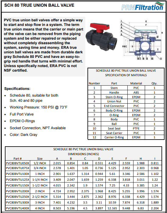 era-sch-80-pvc-2-inch-true-union-ball-valve-socket-connect-ebay