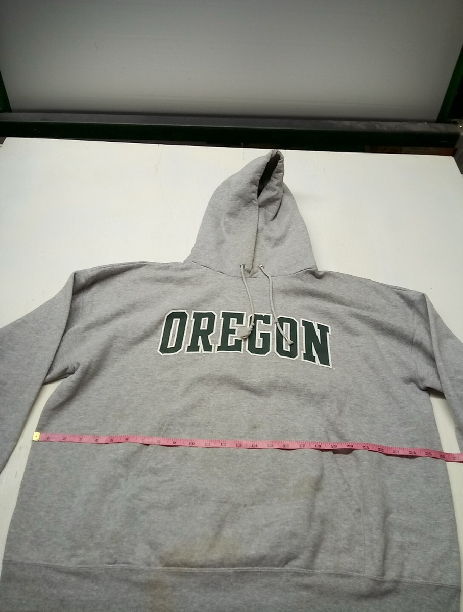 Champion Hoodie XL Gray Oregon Pullover Sweatshirt | eBay